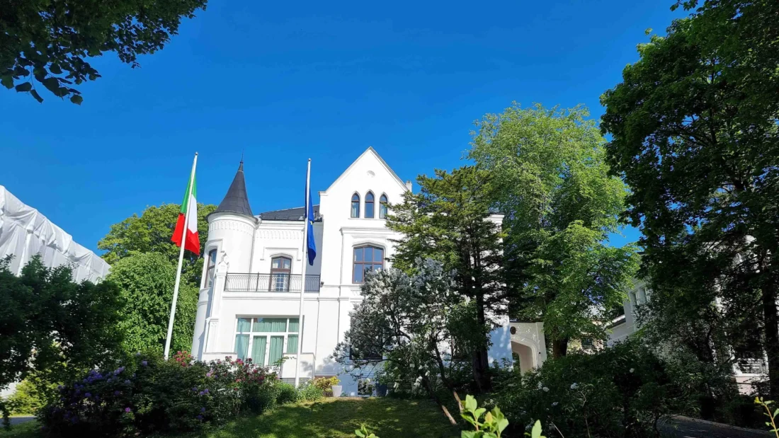 Fasaderehabilitering italienske ambassade
