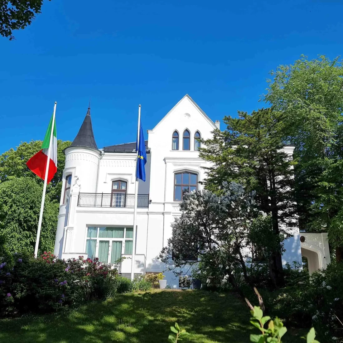 Fasaderehabilitering italienske ambassade