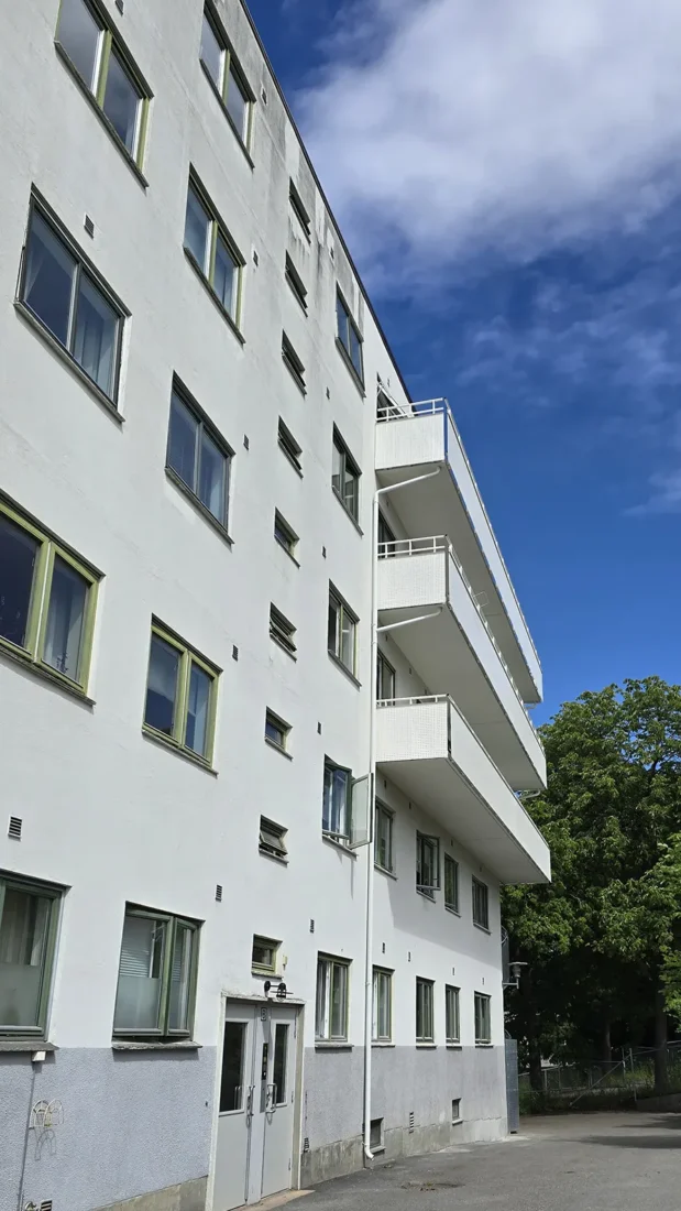 tverrbakken 14 ferdig rehabilitert av balkonger