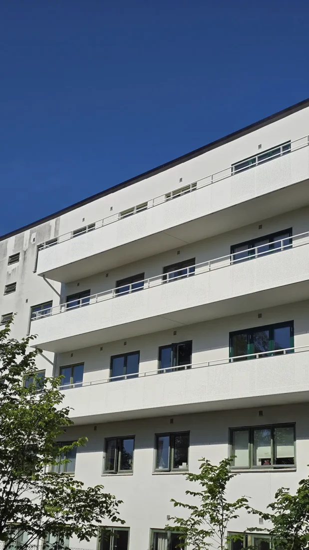 tverrbakken 14 ferdig rehabilitert av balkonger