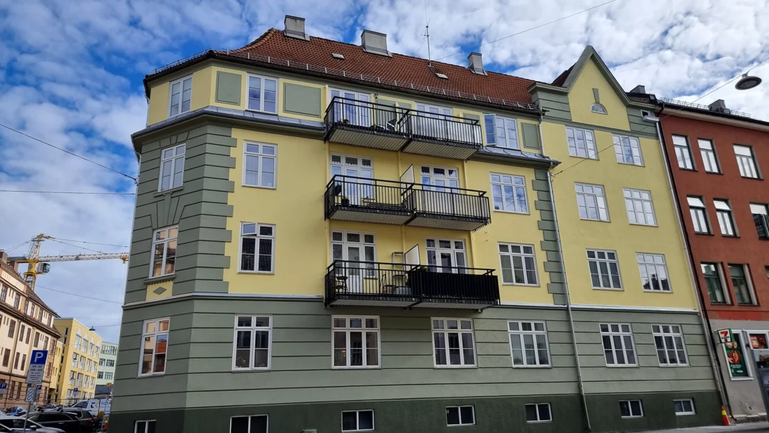 Torshov kv. III etter fasaderehabilitering