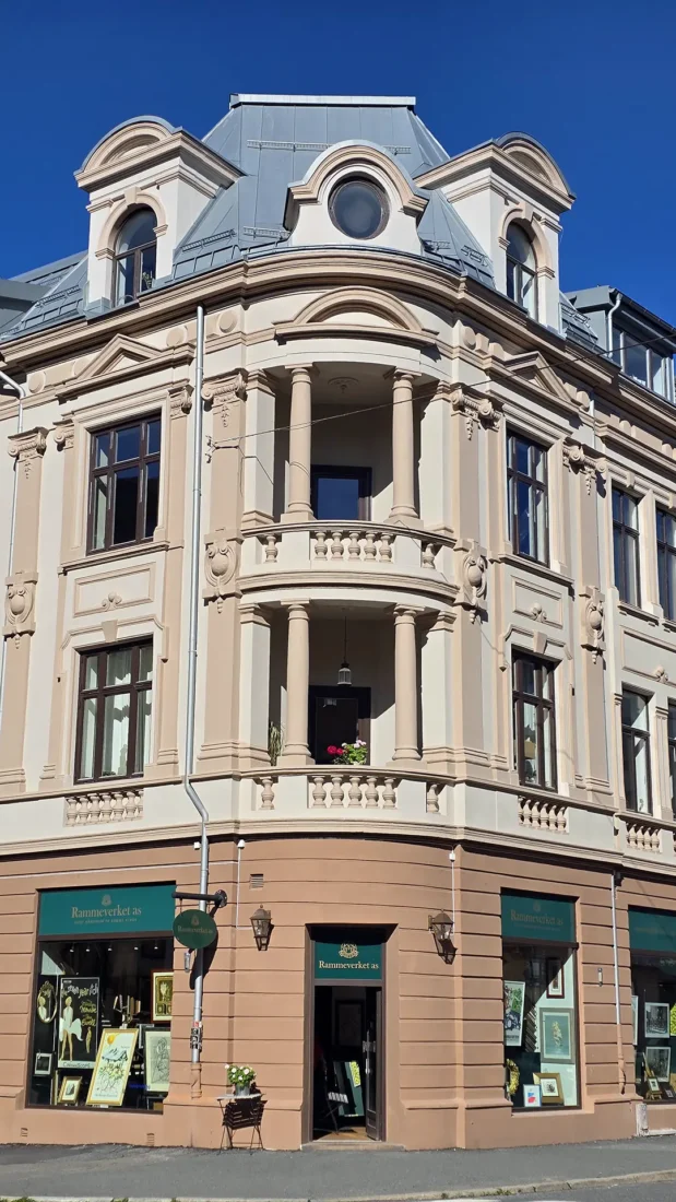 Bygning i jacobs alls gt 14 ferdig fasaderehabilitert