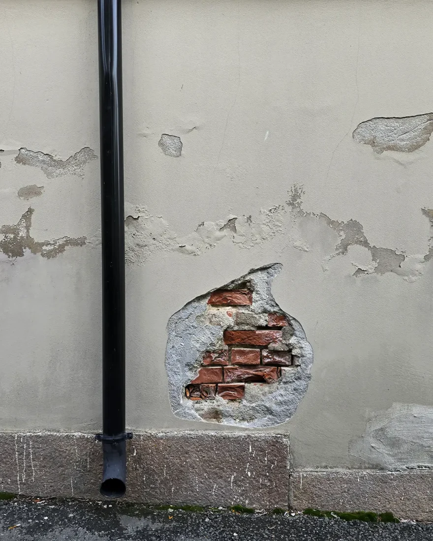 malingsflass på bygård