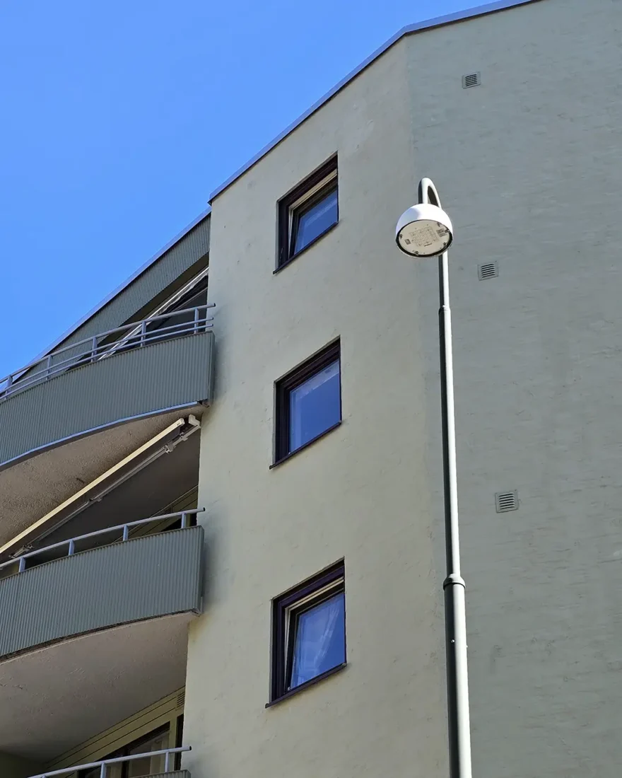 jordal terrasse etter fasaderehabilitering.